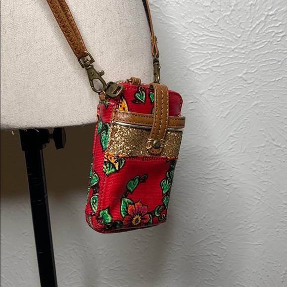 Sakroots Artist Circle Ruby True Love Crossbody - Picture 10 of 16